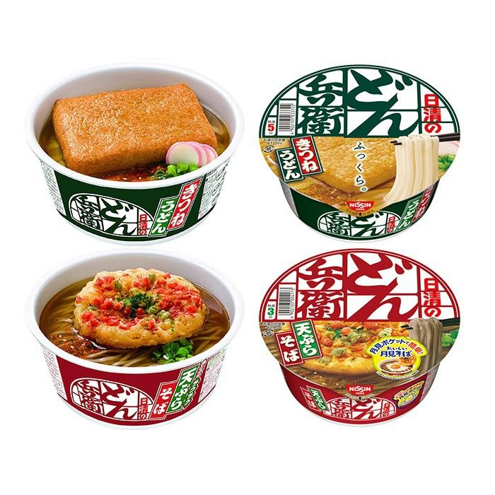 🍜日本日清兵衛碗麵🌹🥘天婦羅蕎麥麵🍜🍝豆皮烏龍麵🧇🌼碗麵🥣