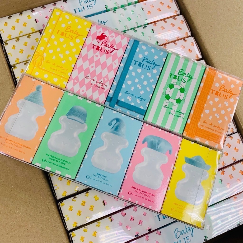 TOUS 淘氣小熊寶寶迷你淡香水系列禮盒4.5ml x5