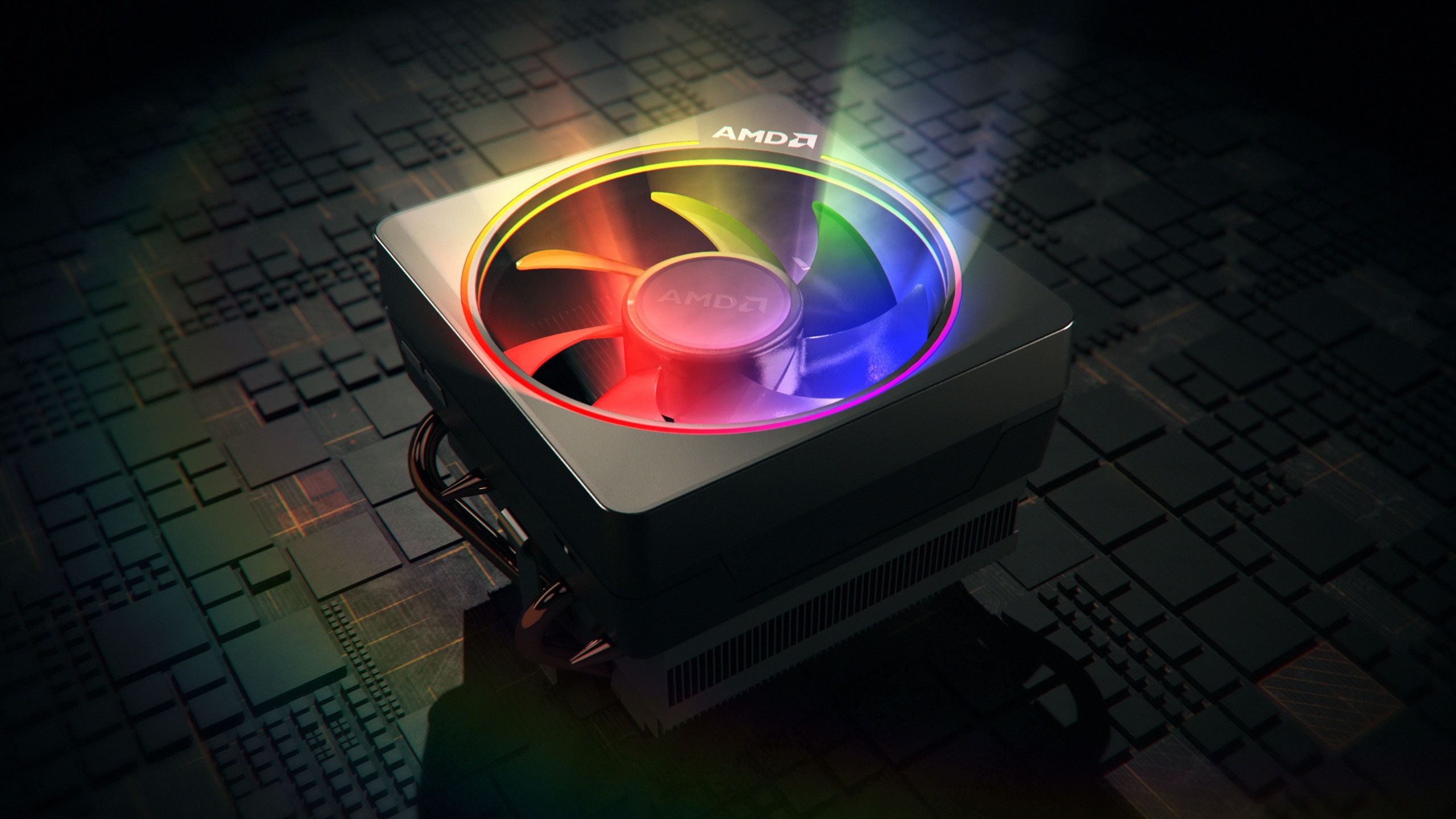 AM4專用 AMD-R7 原廠RGB幽靈扇（新版） Wraith Prism RGB