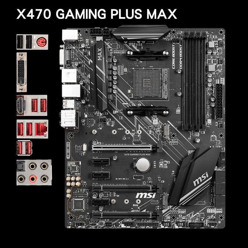MSI x470 GAMING PLUS MAX