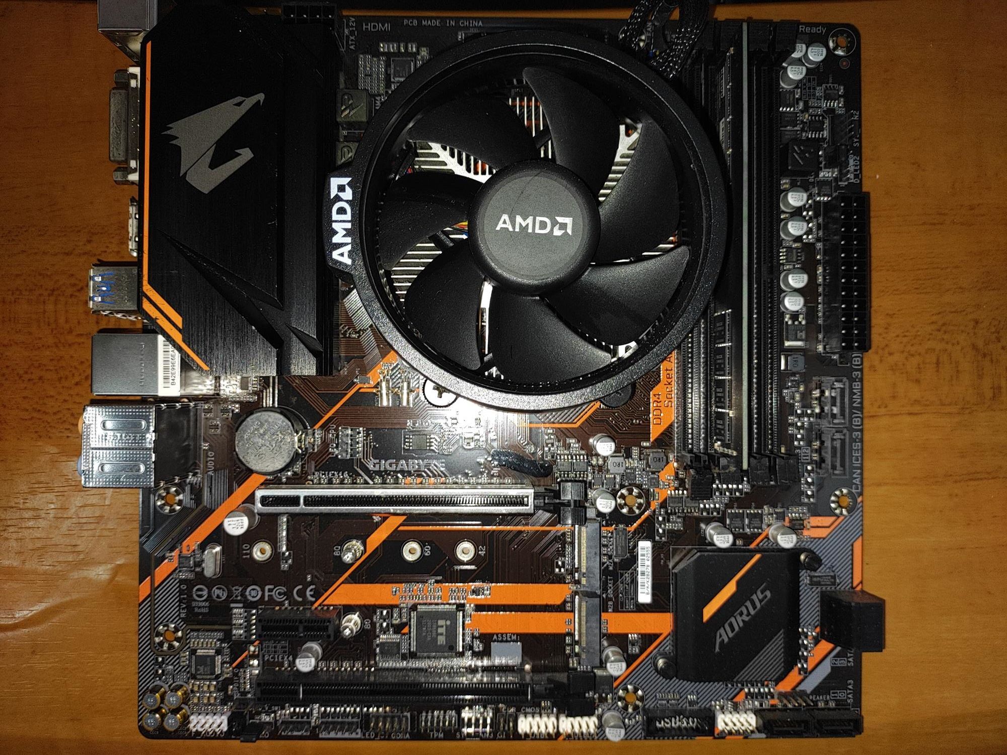 AM4半套電腦 B450+1600+8G