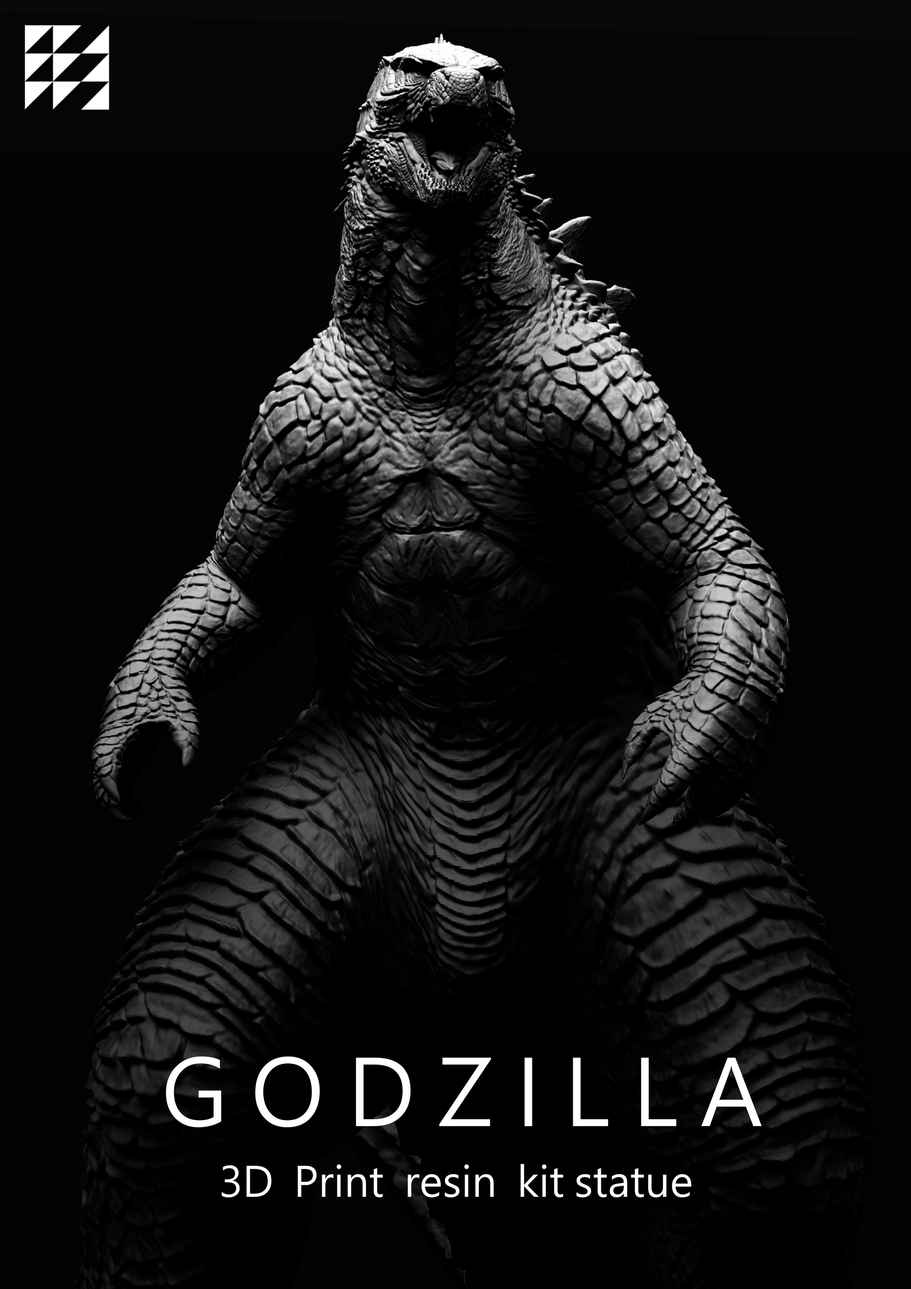 GK/列印件/白模_25cm2014傳奇哥吉拉  全身套組