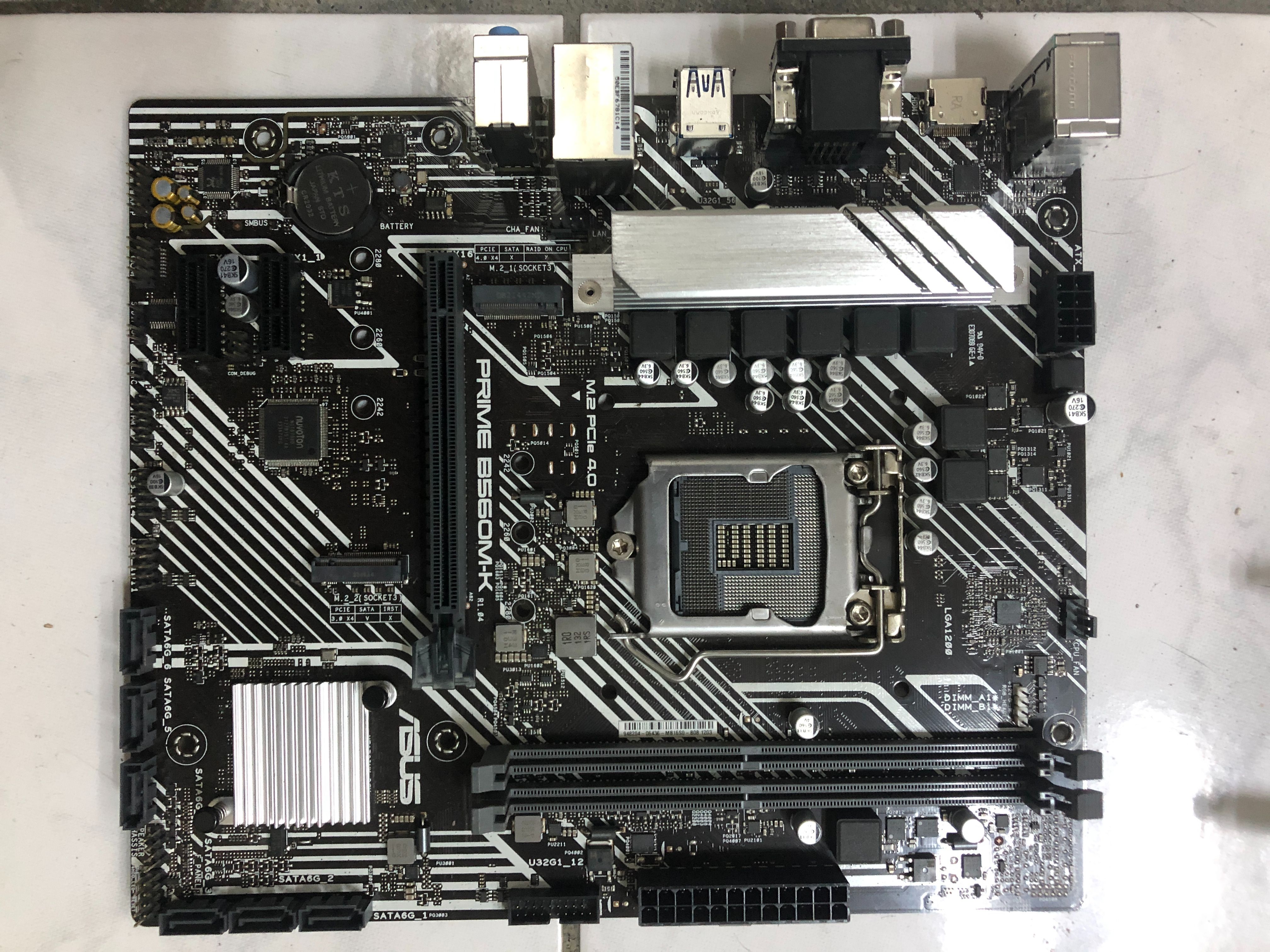 ASUS B560M-K 無盒 已註冊（保固到2025-01-09）