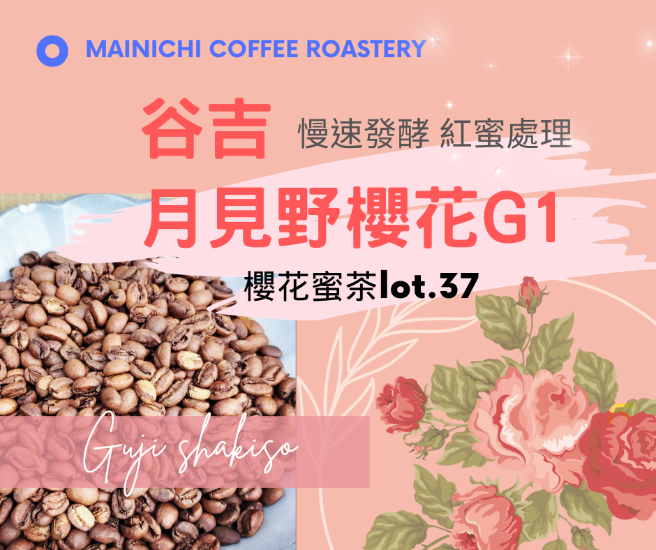 夏奇索 月見野櫻花 蜜處理– lot.37 hambela G1 慢速醱酵