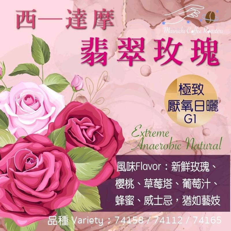 西達摩 翡翠玫瑰 極致厭氧日曬G1 74158