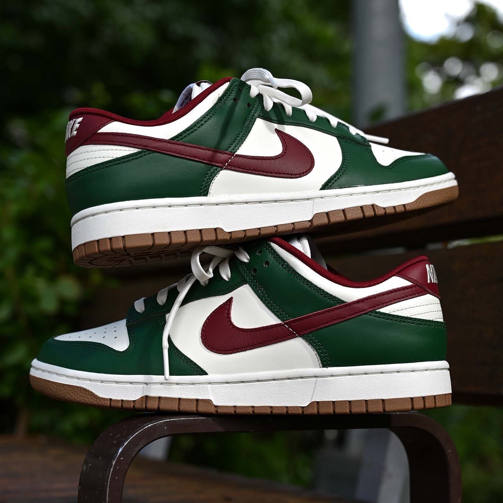 NIKE DUNK LOW RETRO 酒紅綠 復古 低筒 FB7160-161
