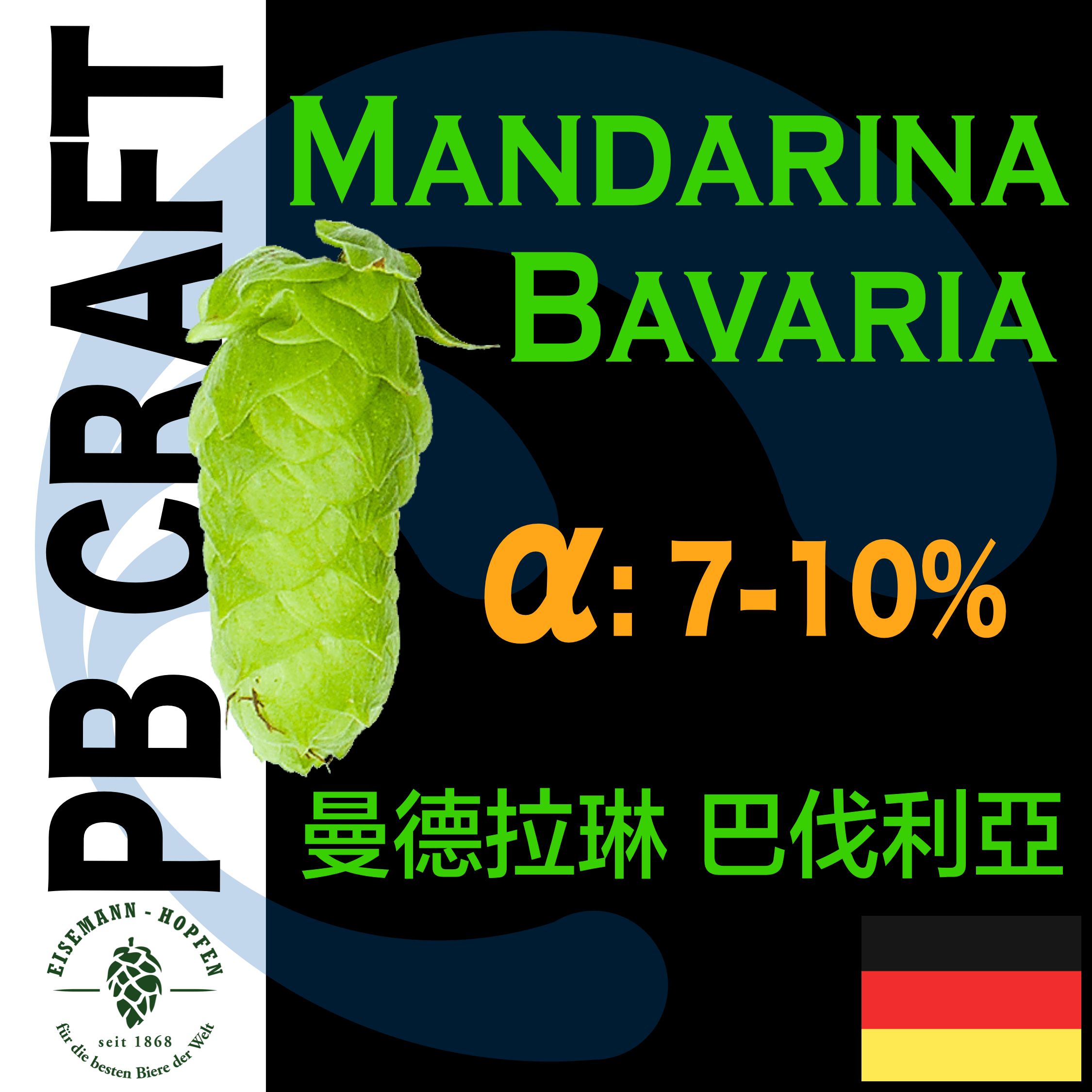 Hops 曼德拉琳 巴伐利亞 Mandarina Bavaria （香氣和苦味）