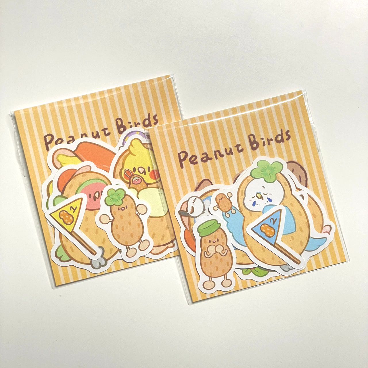 鳥是花生｜貼紙組
