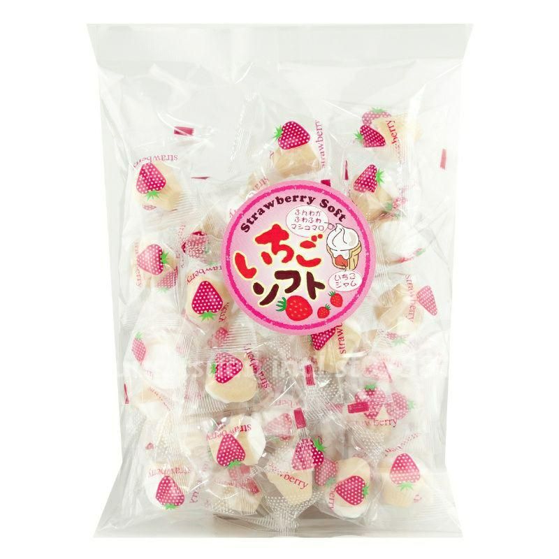💥日本 別所製果 🍓🧁🍬草莓冰淇淋造型棉花糖🍓🧁🍬 草莓味棉花糖🍓🍓