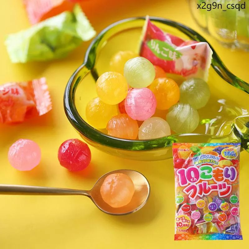 🥓日本 立夢💟 Ribon 10種口味果實水果糖💦 綜合水果蘇打糖 水果汽水糖 婚禮糖菓 🍧喜糖🍬水果糖