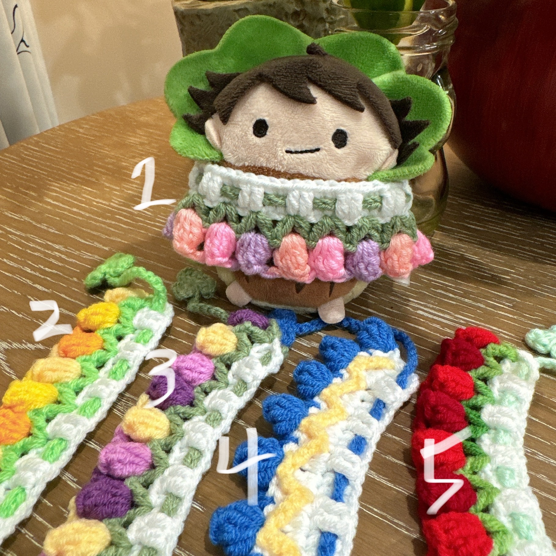 花苞披肩和蝴蝶結🎀