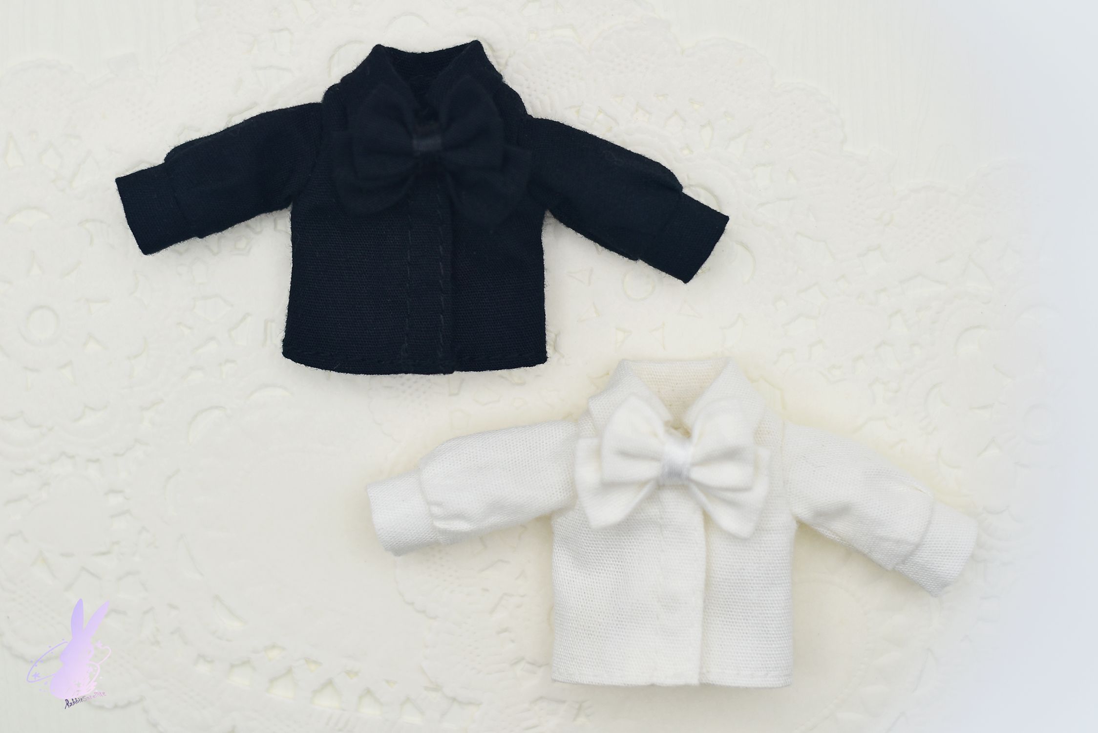 大蝴蝶結長袖襯衫