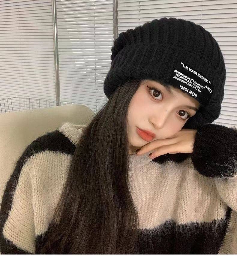 韓版針織毛帽