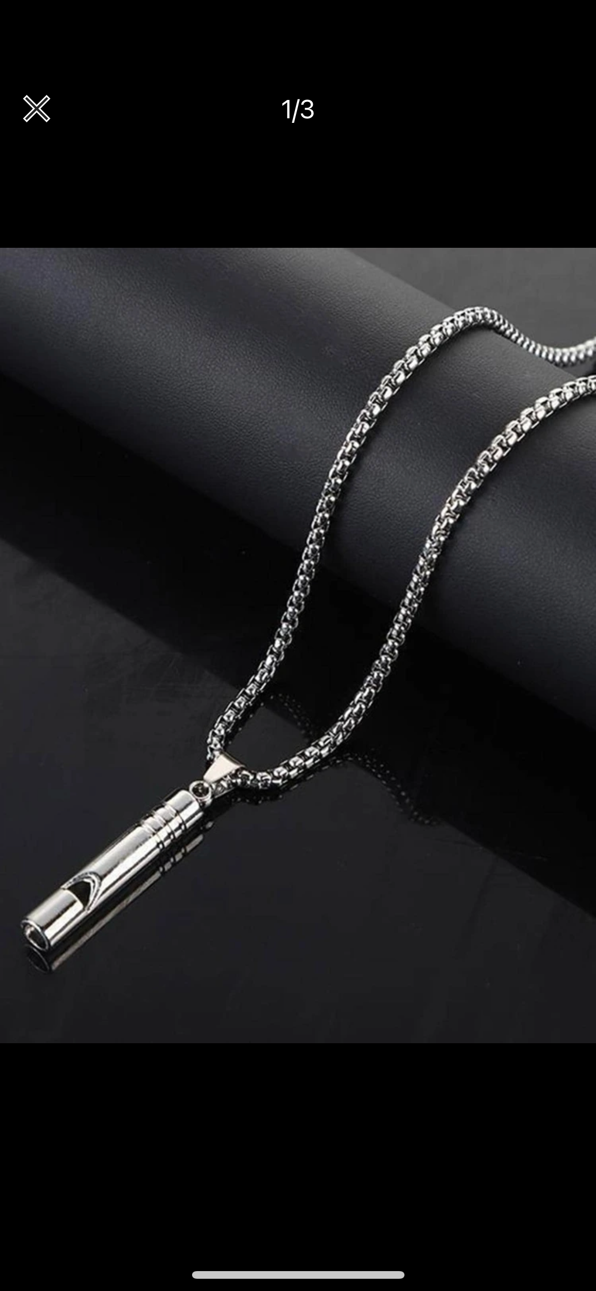 🔥5折🔥龐克口哨項鍊