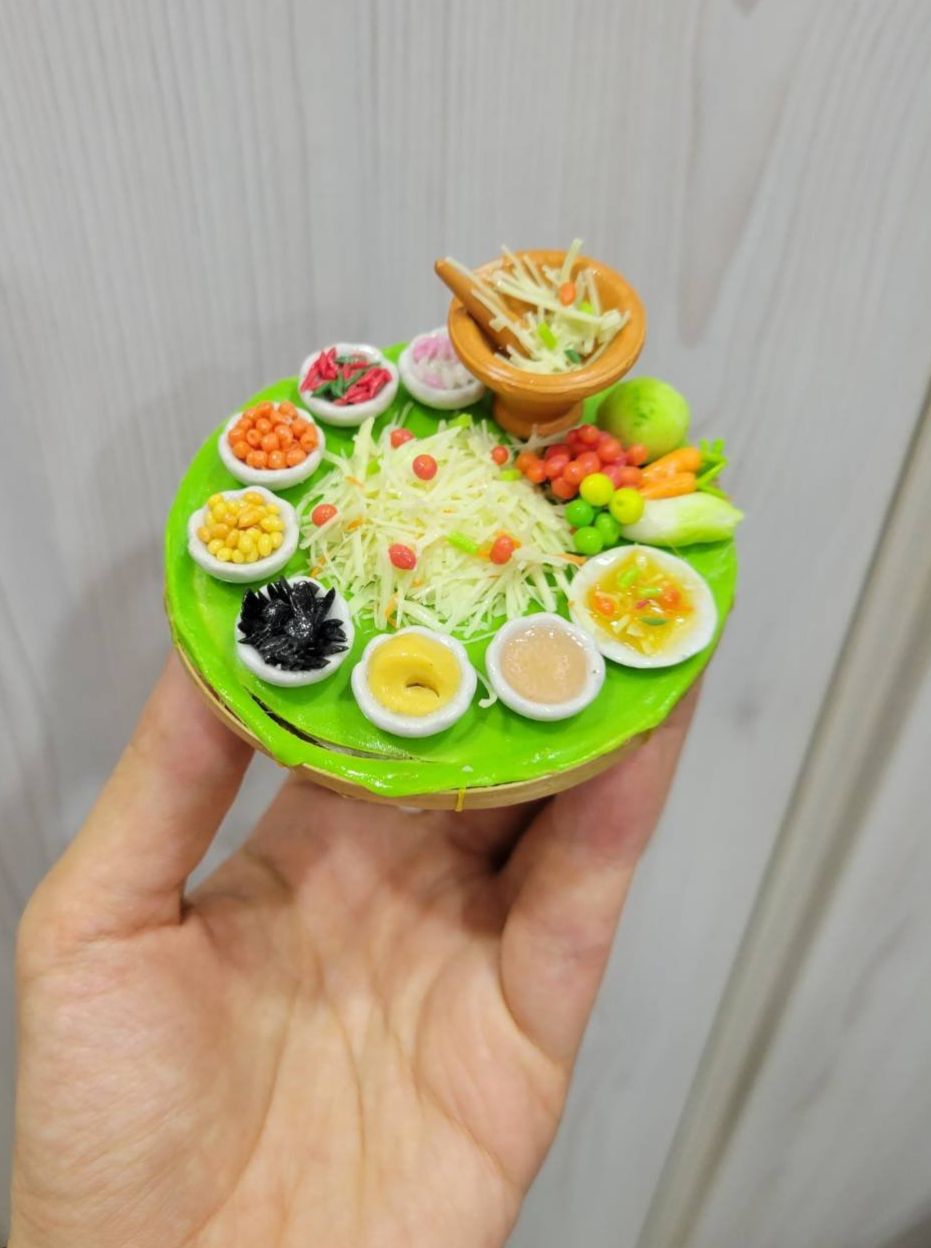 食玩 六分 青木瓜絲 泰國製 泰國買的紀念品