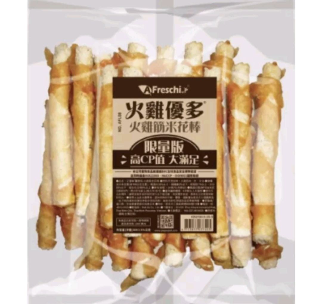 火雞優多 米花雞肉棒（短條）