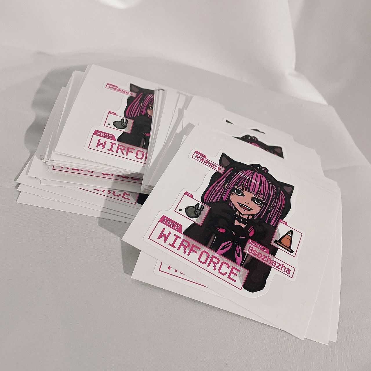 阿渣ㄉ WirForce 2022 貼紙（剩太多ㄌ 免費領）