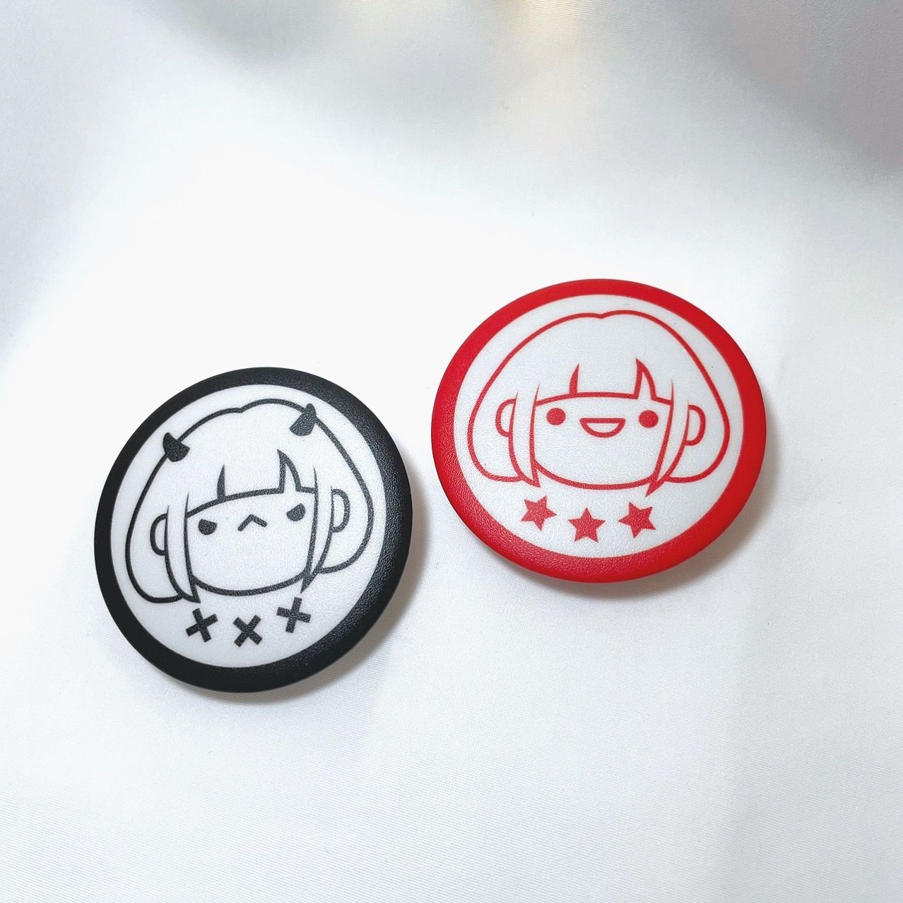 乖寶寶＆壞寶寶-磨砂徽章