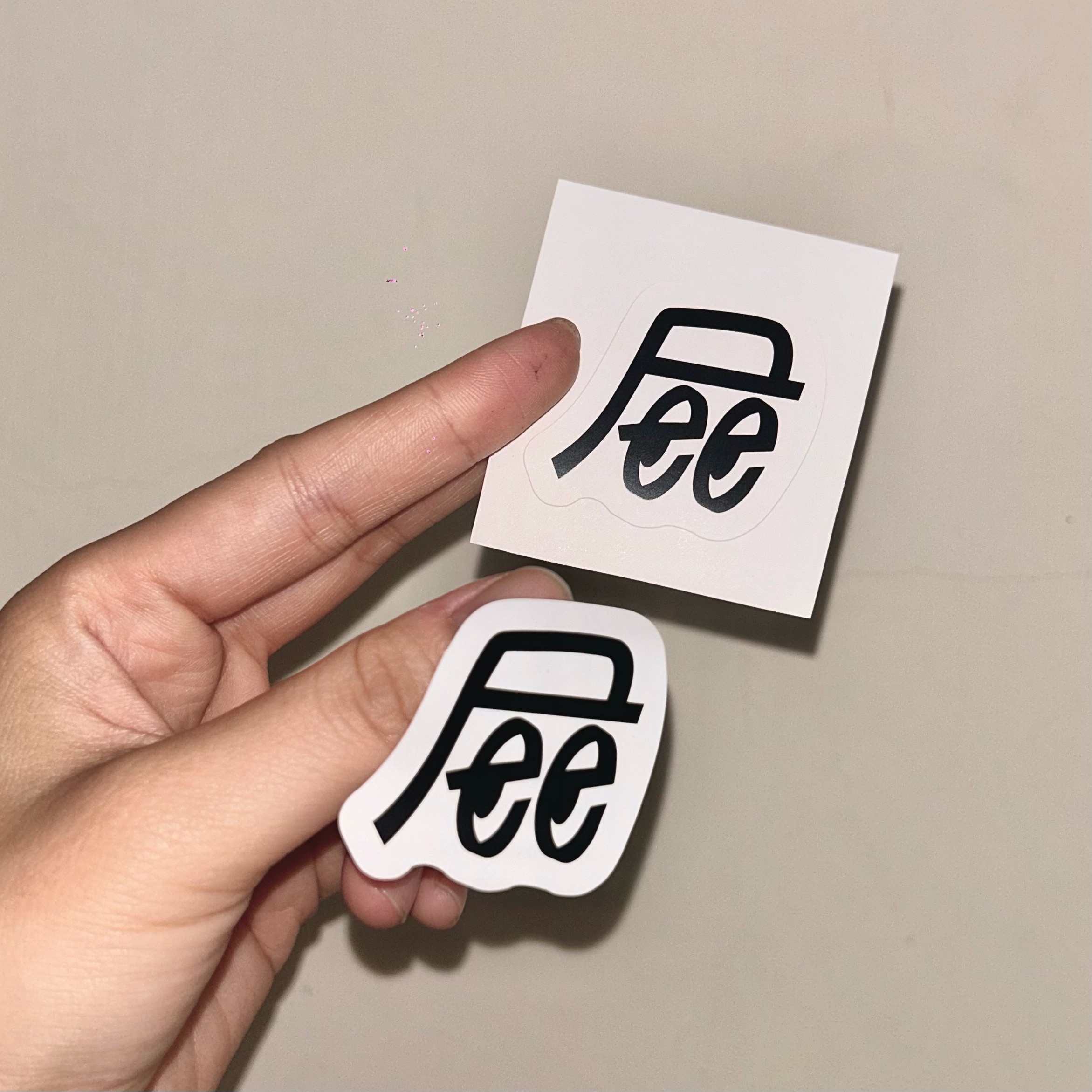 屁眼形象防水貼紙