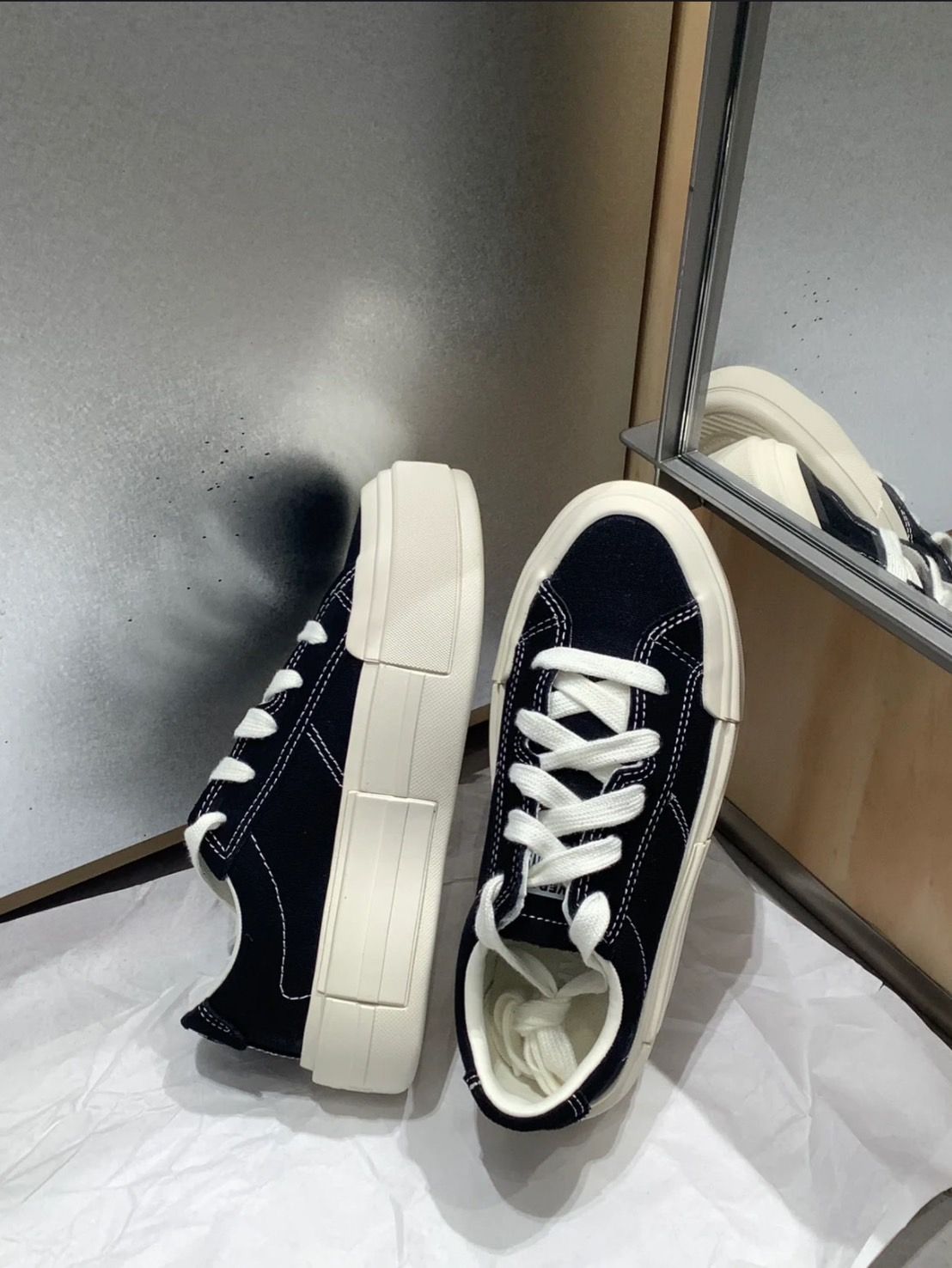 現貨CONVERSE UU 厚底 兩色 黑A08789C 米白A08788C  男女生