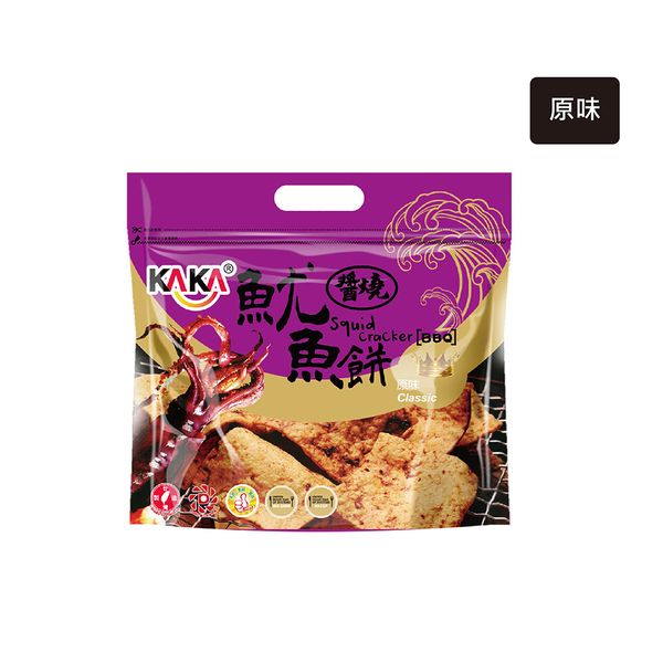 KAKA 醬燒魷魚餅 120g 原味  2包一組  魷來魷去  自由自在組  NT 200元