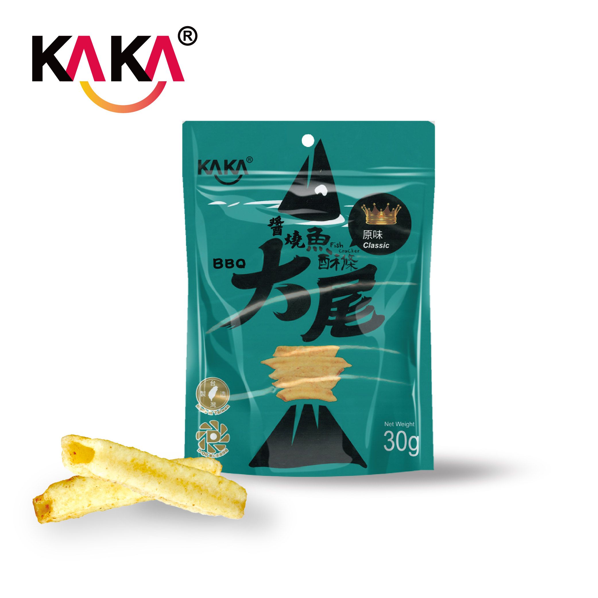 KAKA 大尾醬燒30g系列  五種口味足感心ㄟ  5種口味各3包