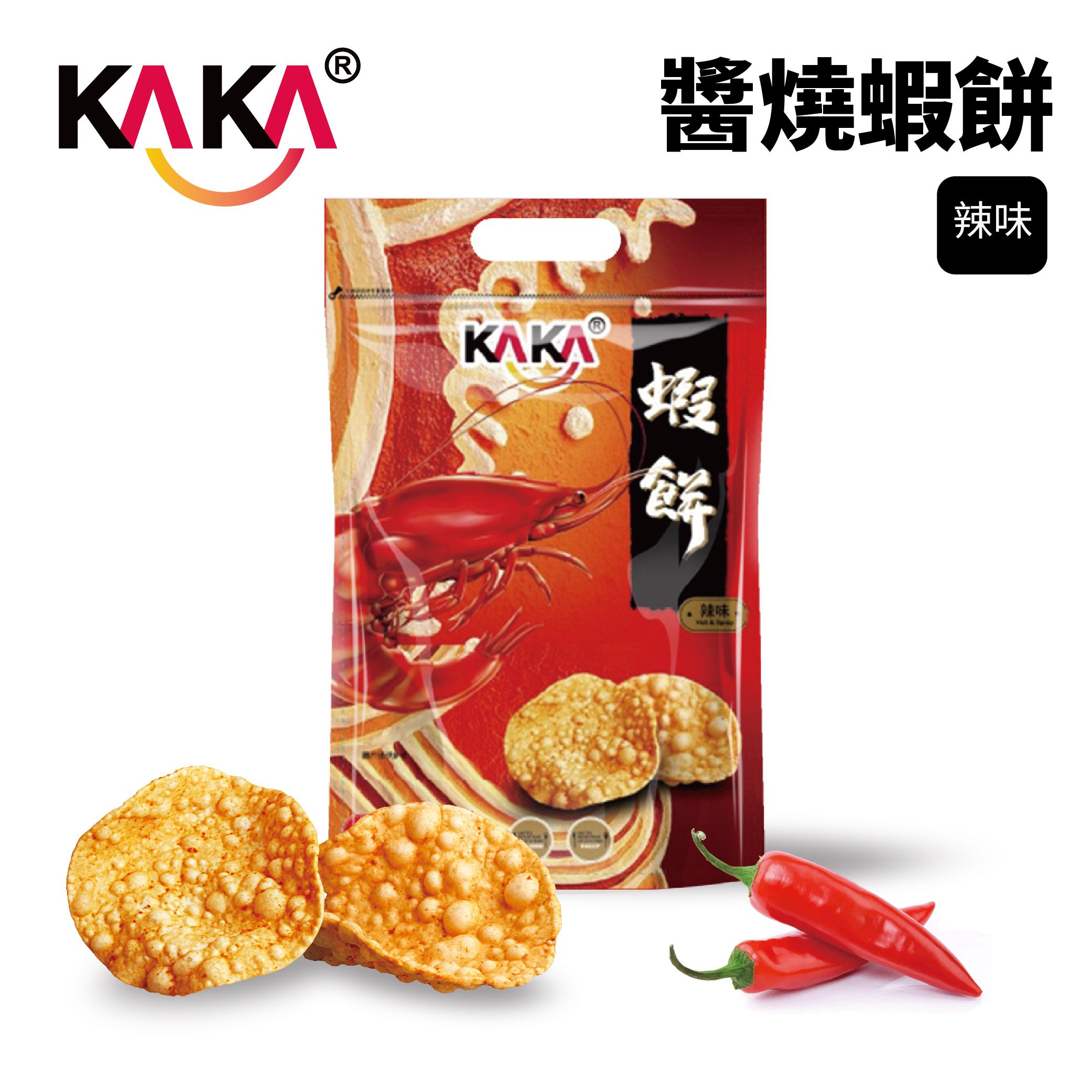 KAKA 醬燒蝦餅 80g 辣味   NT89元
