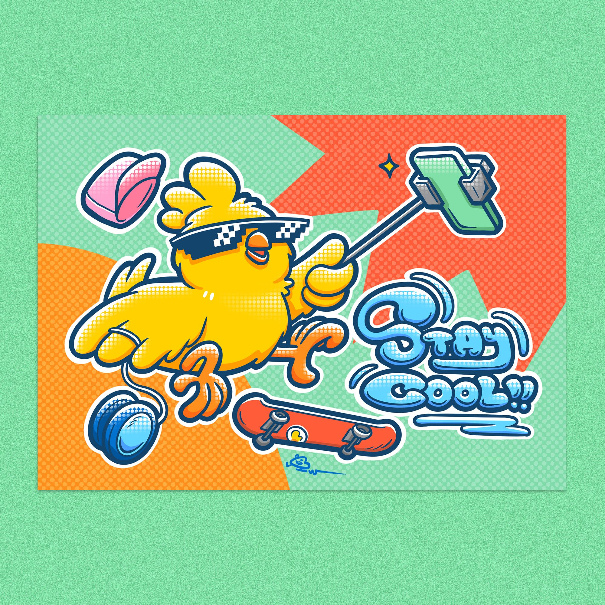 Stay Cool! - 明信片