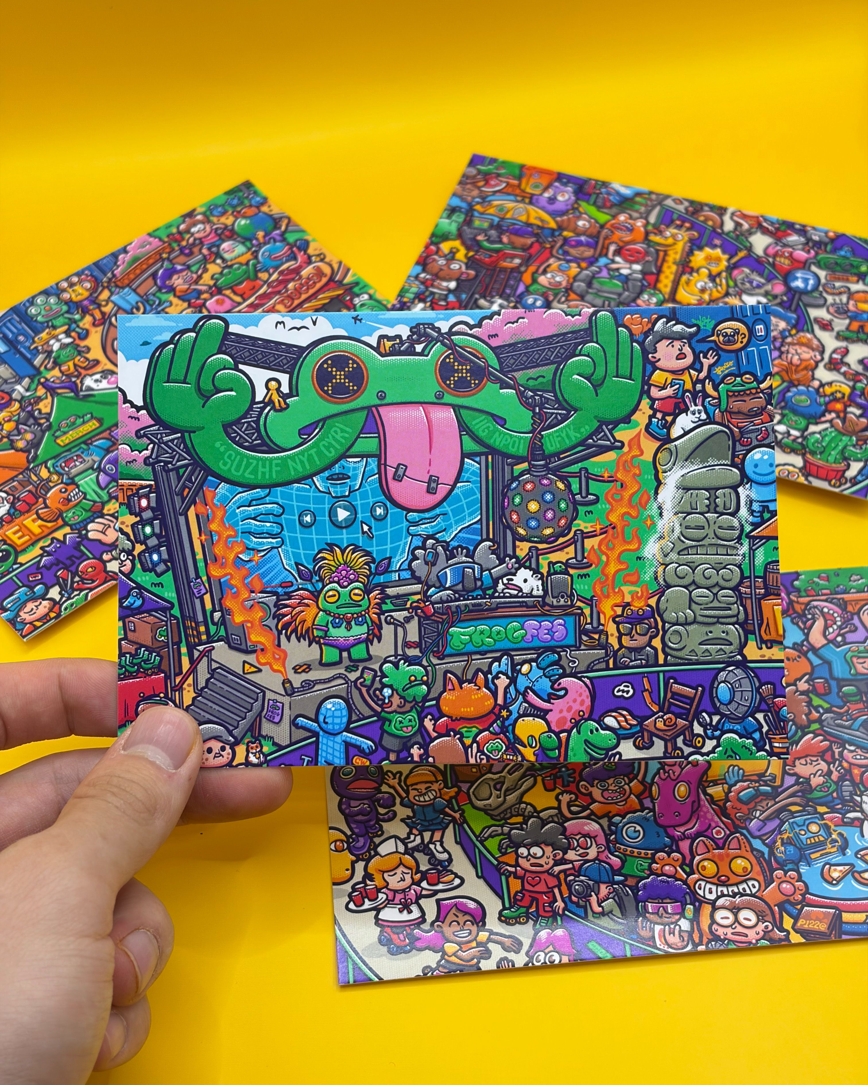 FROG-FES 系列明信片