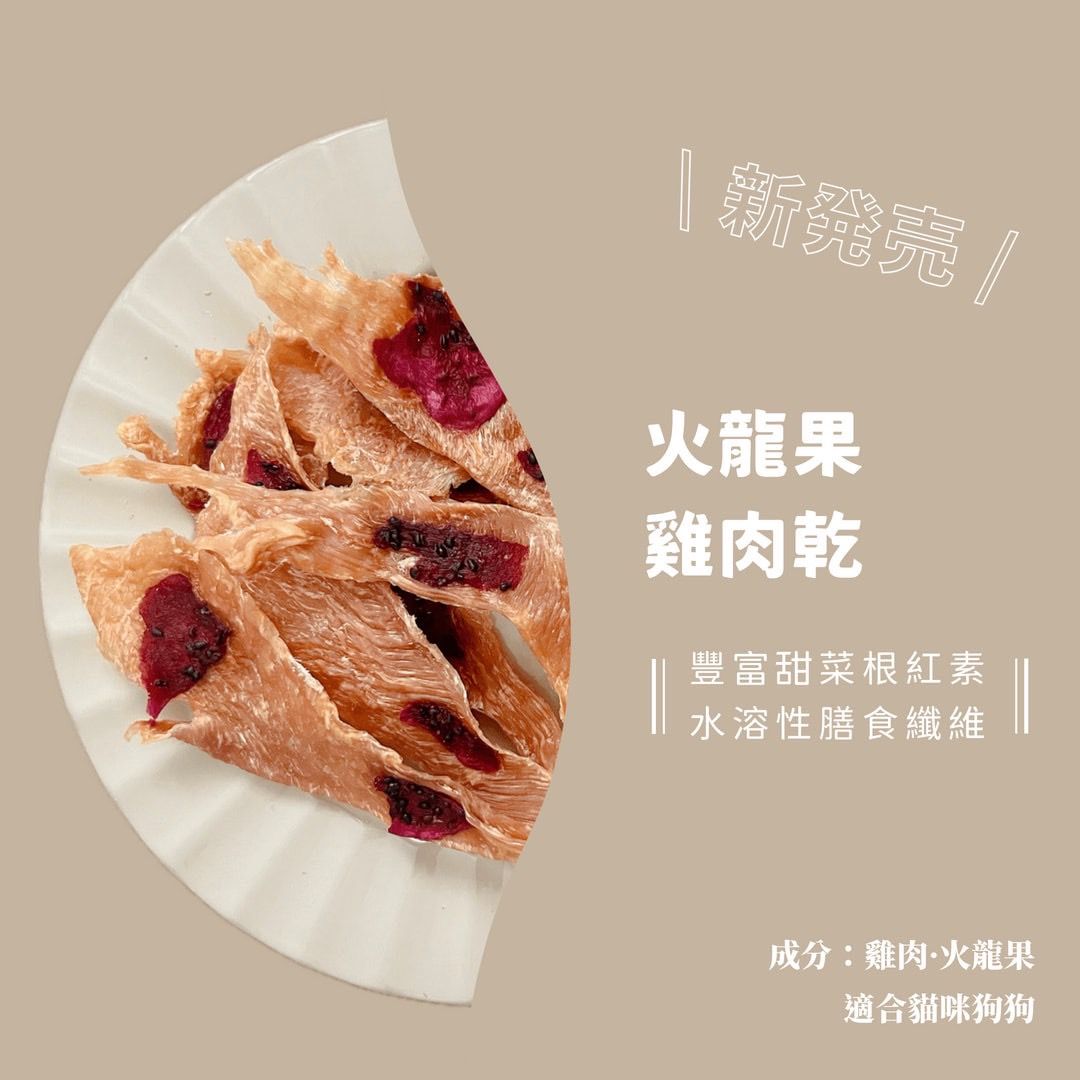 火龍果雞肉乾