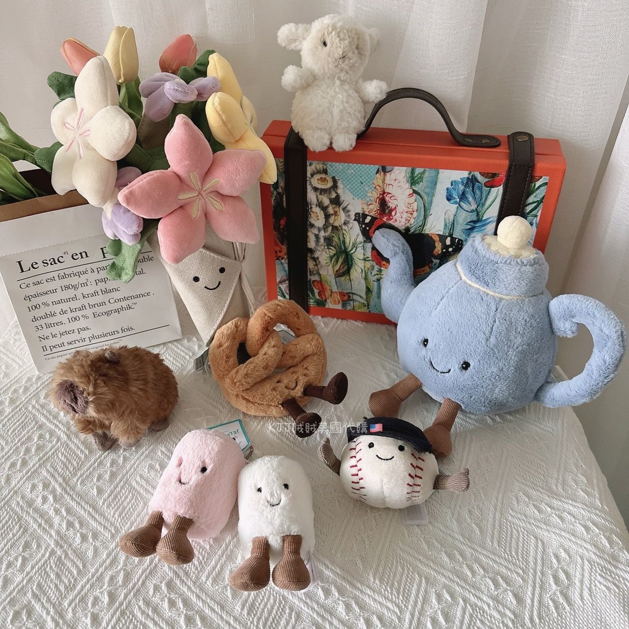 【Jellycat】無毒 安全 可愛 玩偶 / 吊飾 / 斜揹 小包包