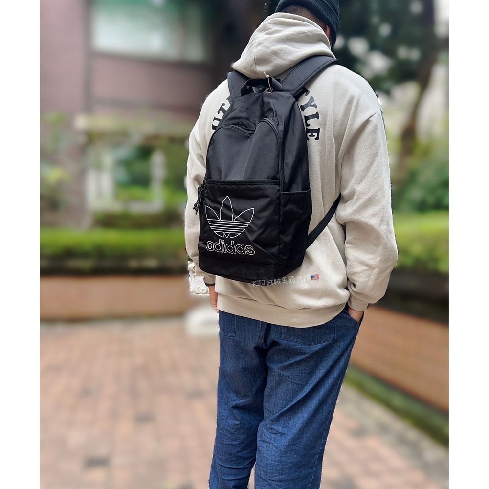 【愛迪達】Adidas 白線logo大後背