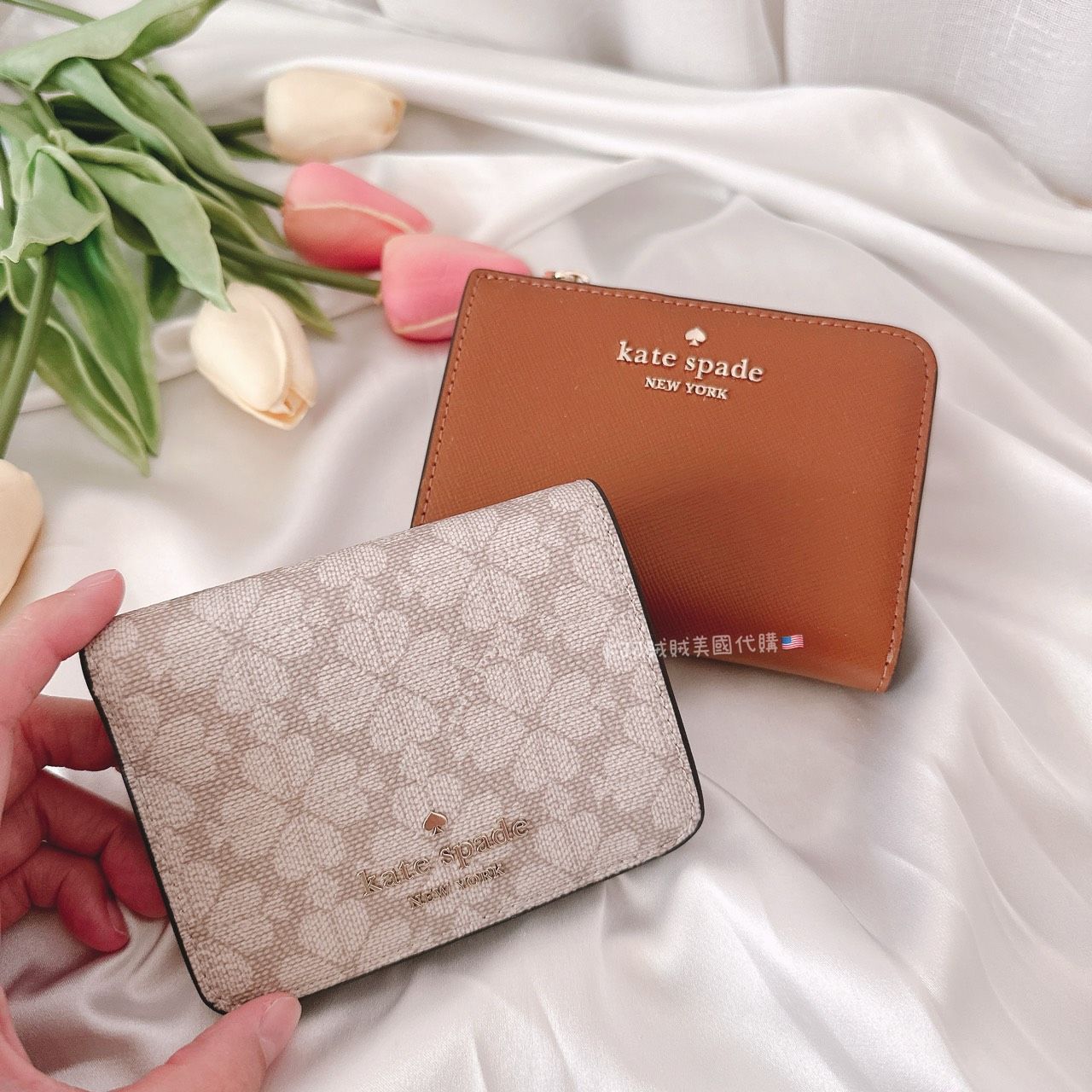 【Kate spade】兩折 短夾 皮夾 包包