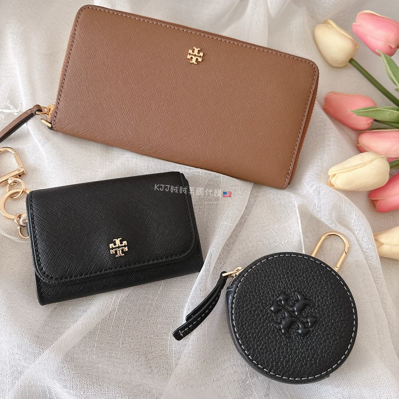 【Tory Burch】TB 防刮/亮片/荔枝皮 零錢包/中夾/長夾/手腕包