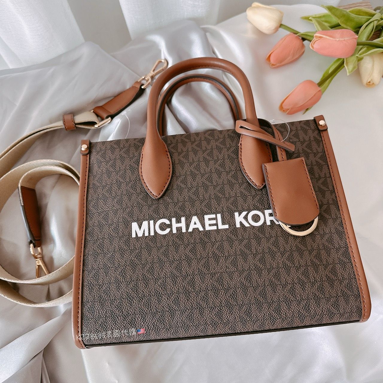 【MK】MIRELLA 方形 包邊 紙袋小托特 寬肩帶