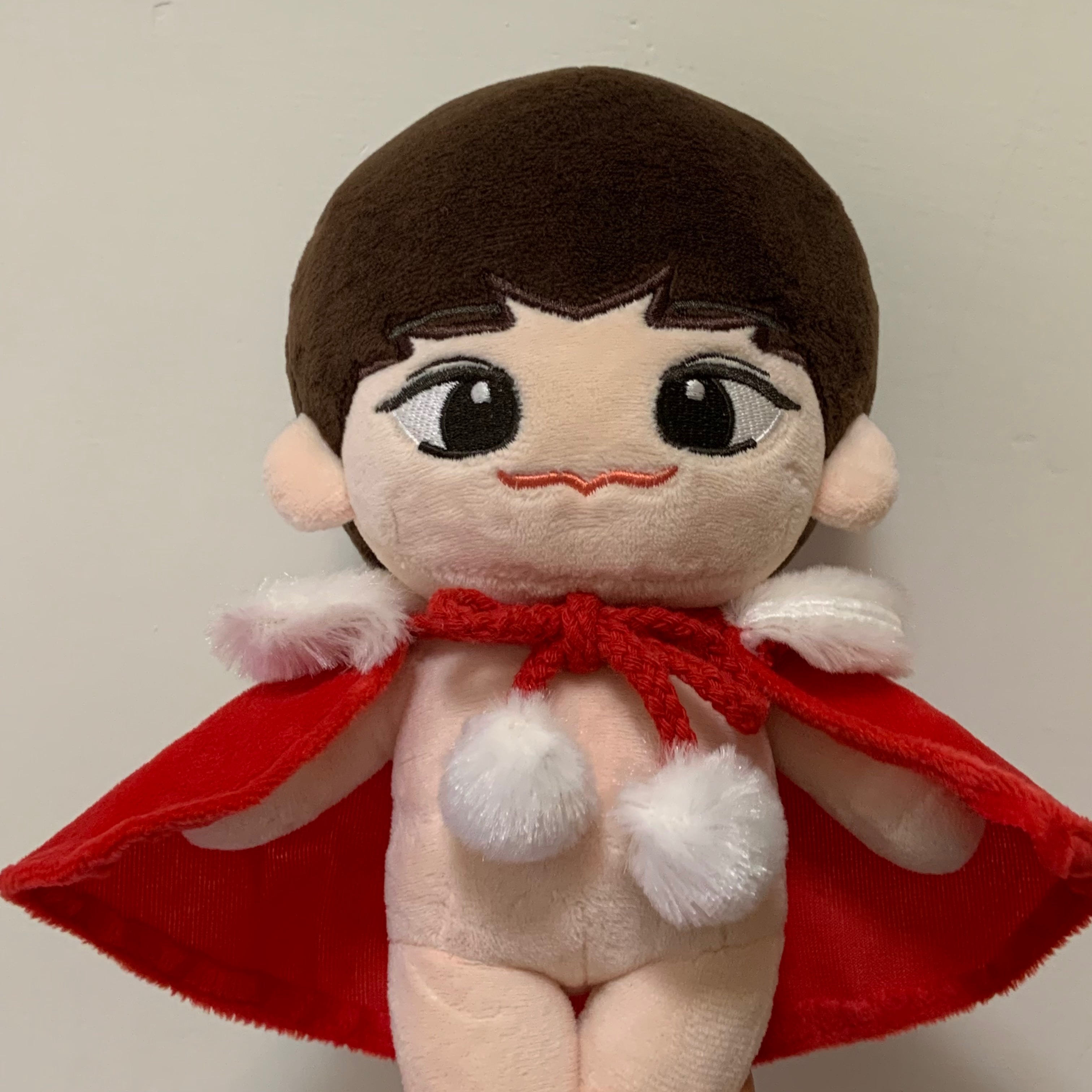 20cm 娃衣 聖誕風紅色披風（不含娃娃）