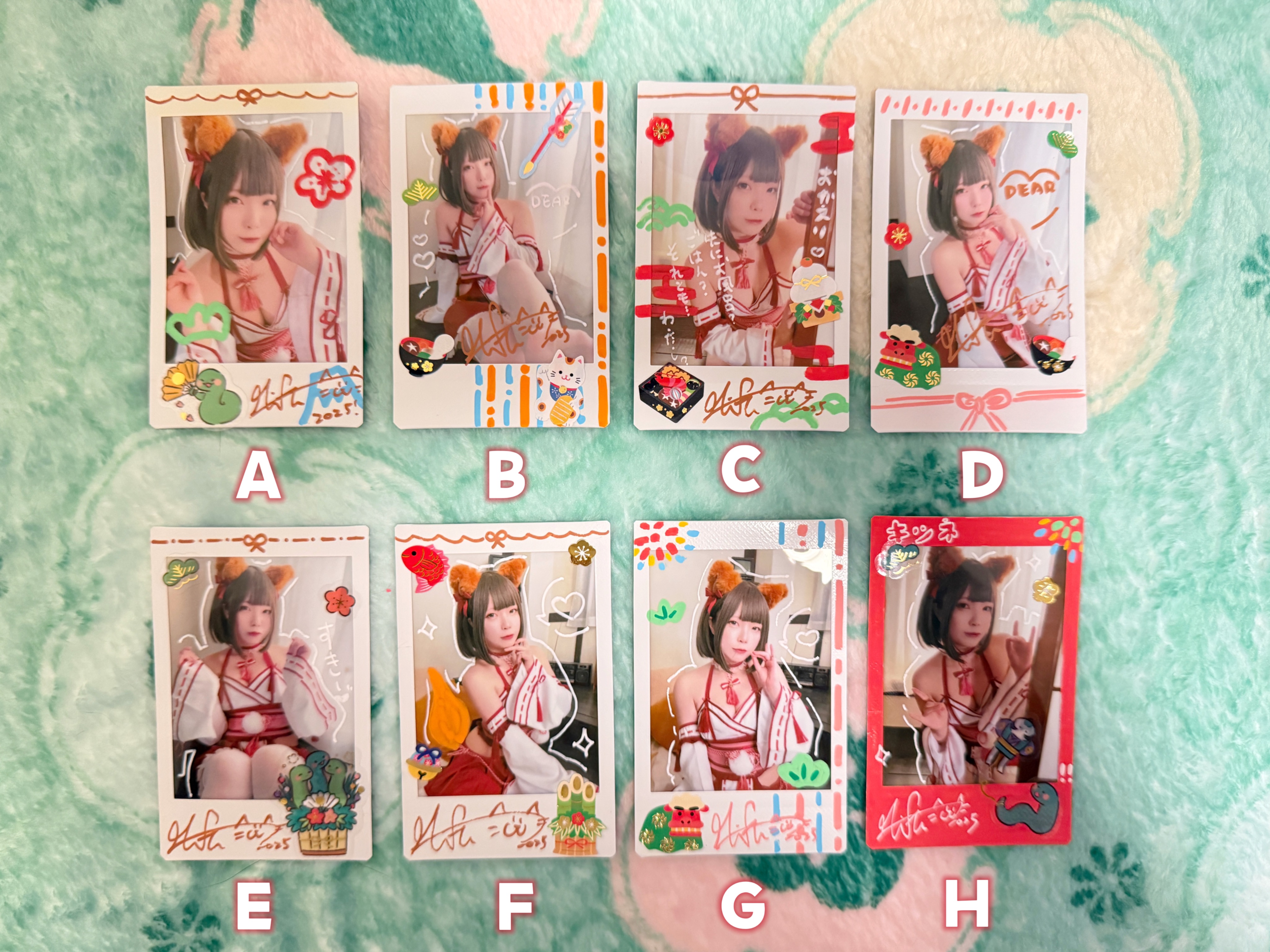 3月限定限量拍立得malymoon兔兔+狐狸