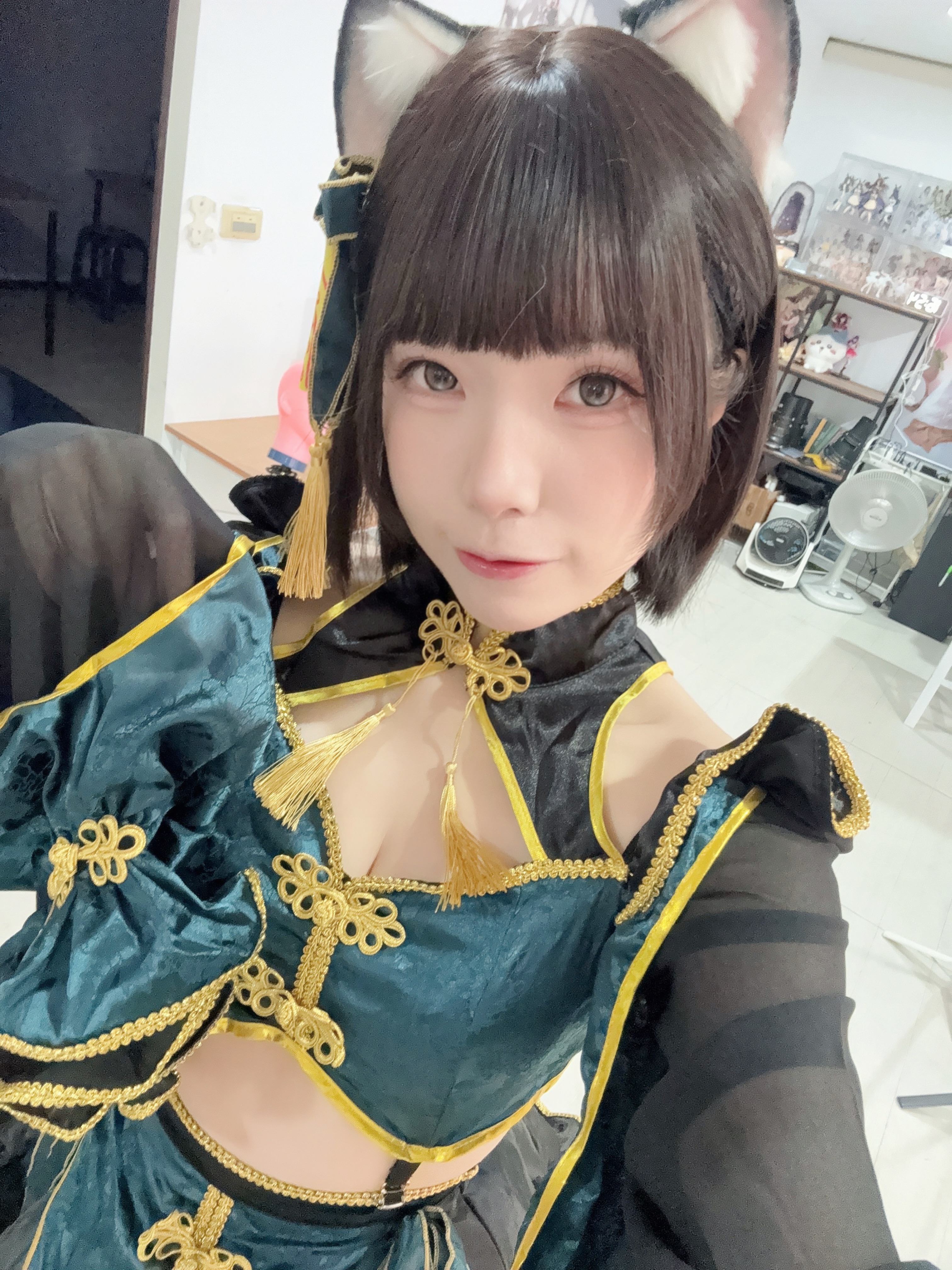 旗袍殭屍小貓🐈‍⬛（3/21一日女僕造型線上拍）