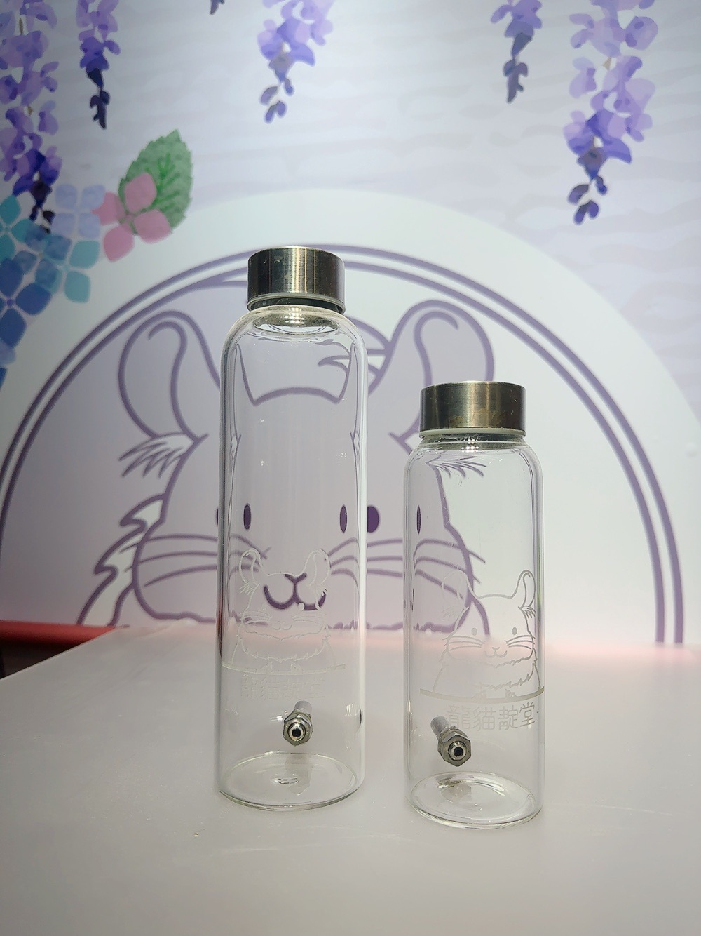靛堂玻璃頂針水壺600ml