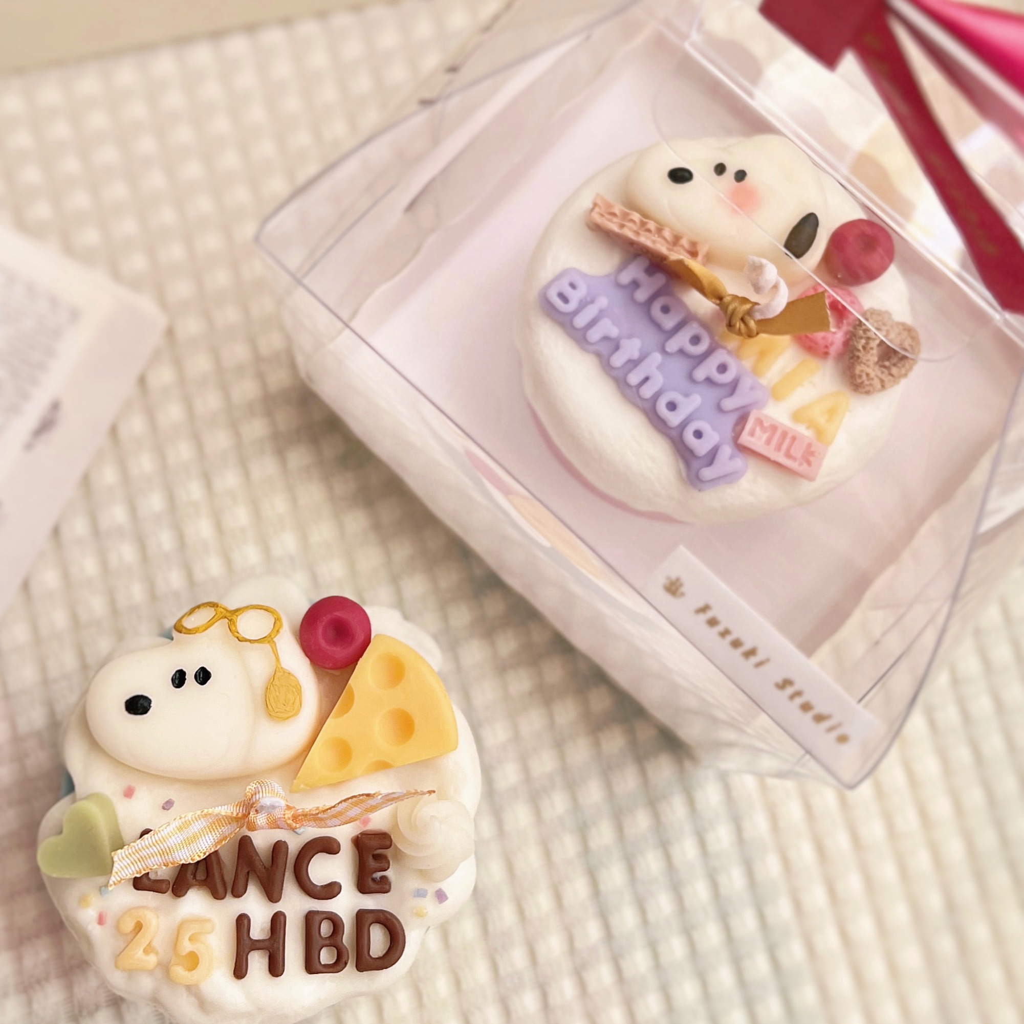 史努比蛋糕蠟燭 附手提禮盒