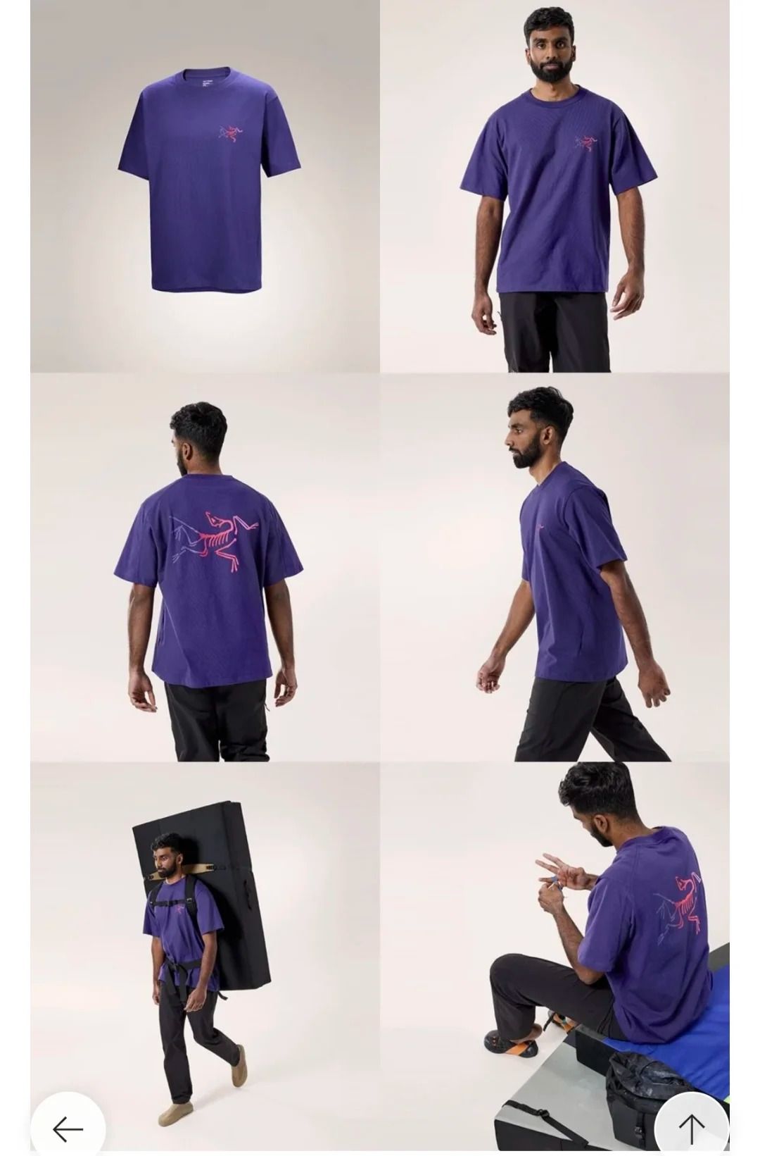 Arc’teryx Kragg Cotton Logo Shirt SS Men