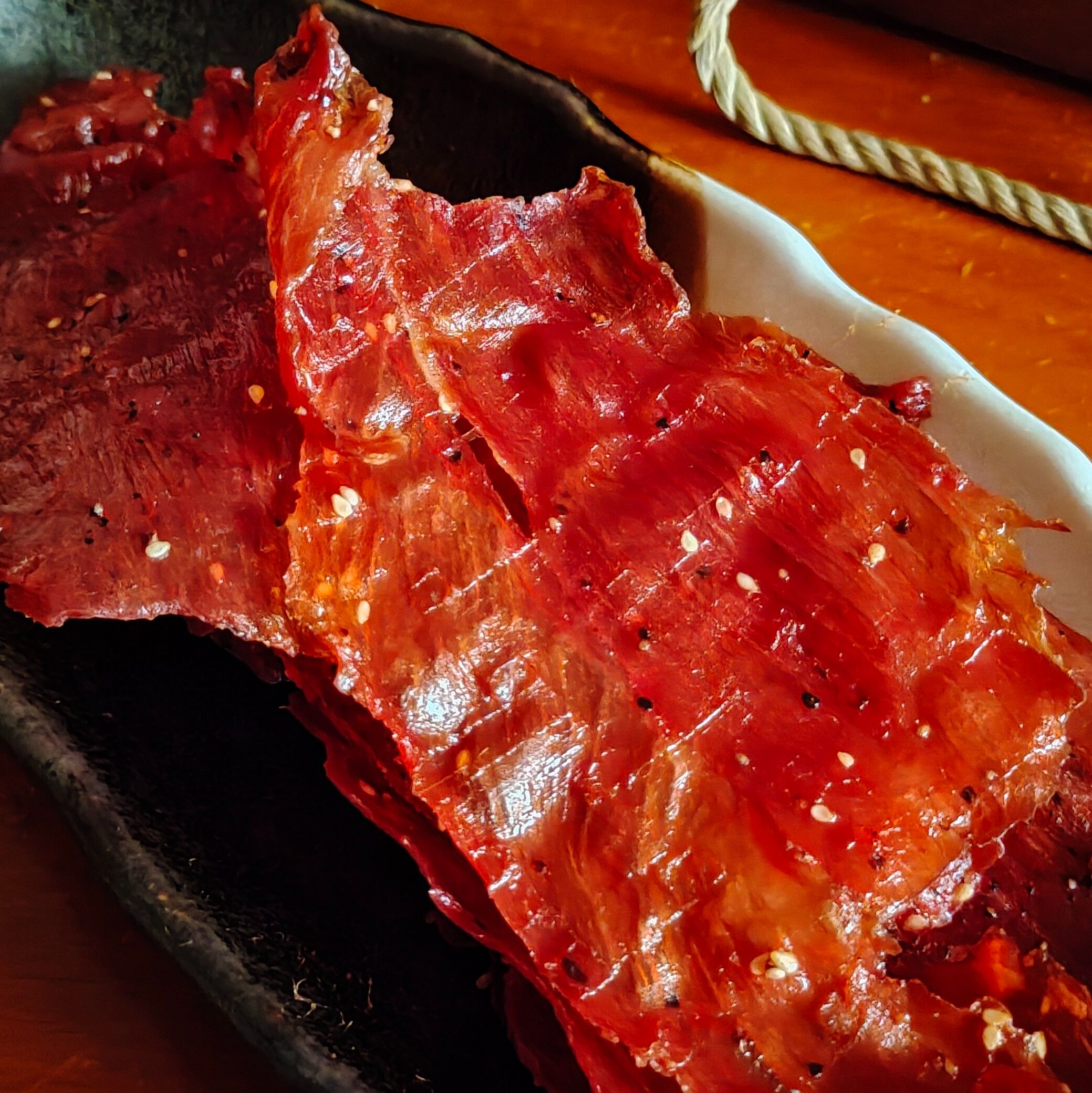 黑胡椒肉干