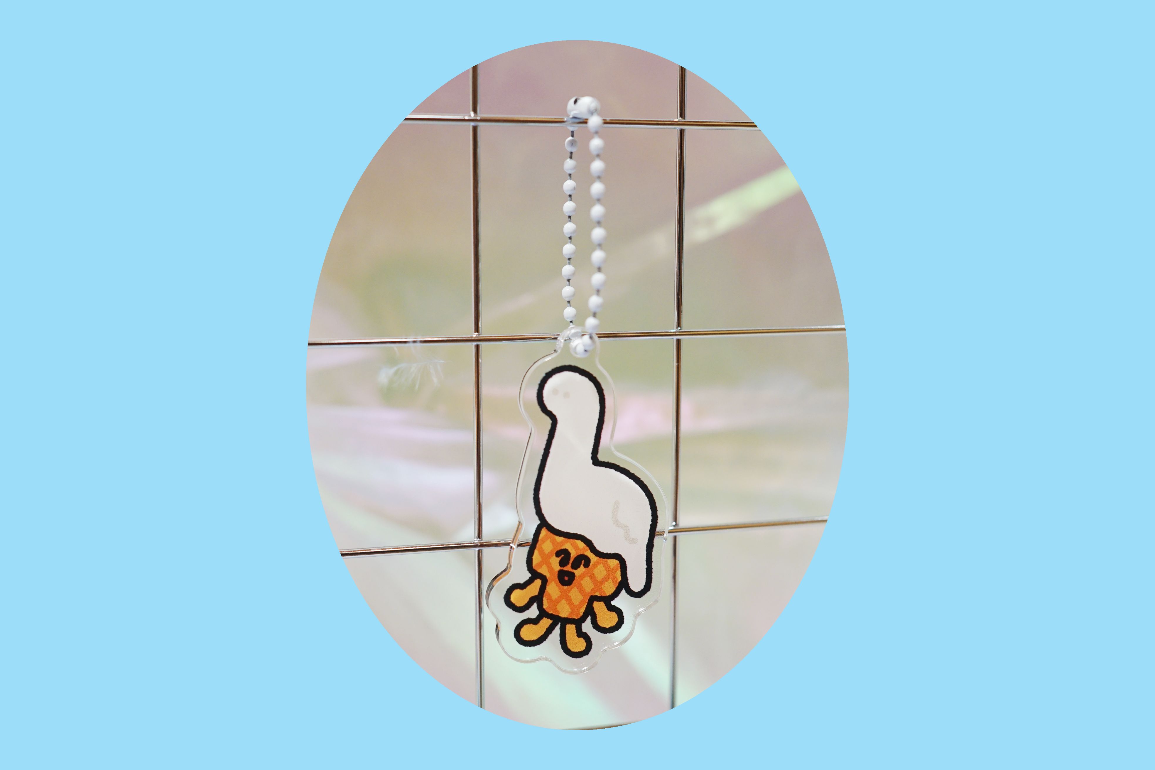 雷龍口味冰淇淋 透明壓克力吊飾