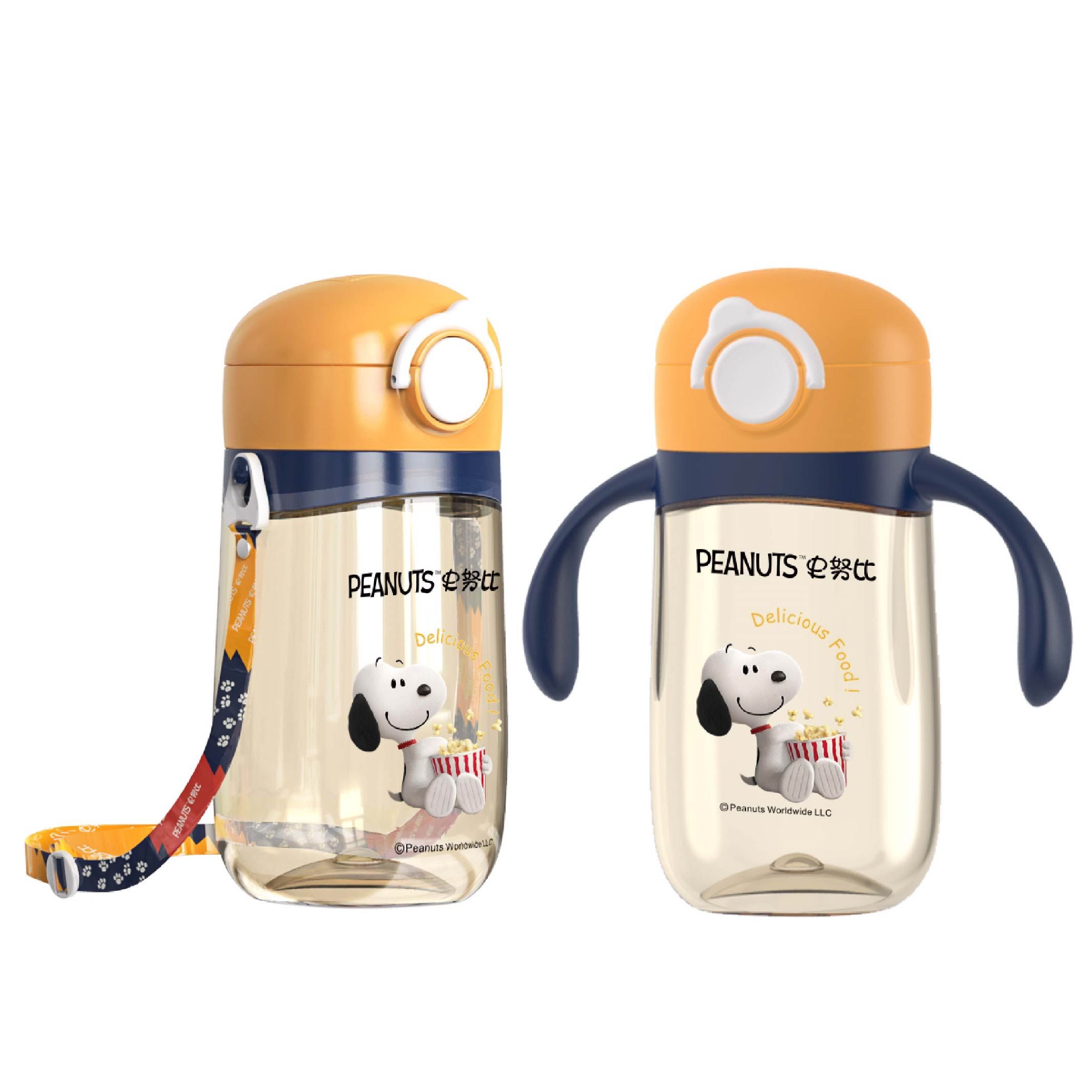 史努比SNOOPY 小哈利彈蓋PPSU學飲杯-260ml / 320ml