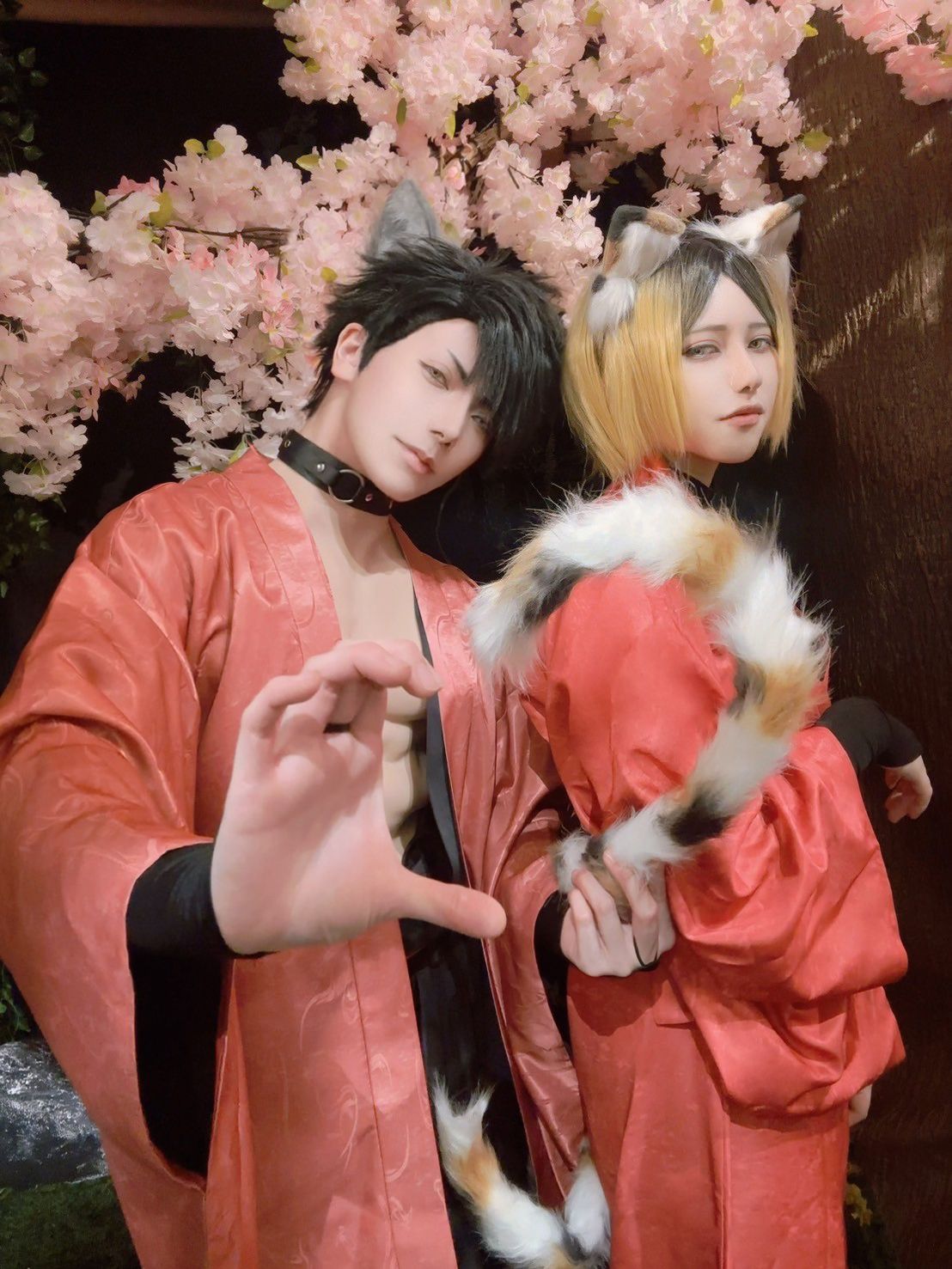 黑尾鐵朗+孤爪研磨 神隱COS服_銀心限定下標