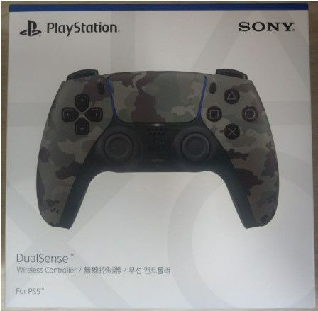 PS5 DualSense 無線控制器 手把  灰迷彩 台灣公司貨 僅拆開來為了公司比賽練習了2天 功能正常 電腦可用