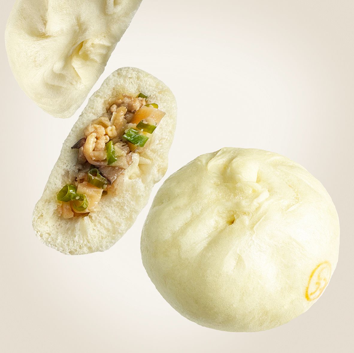 竹筍香菇肉包3入