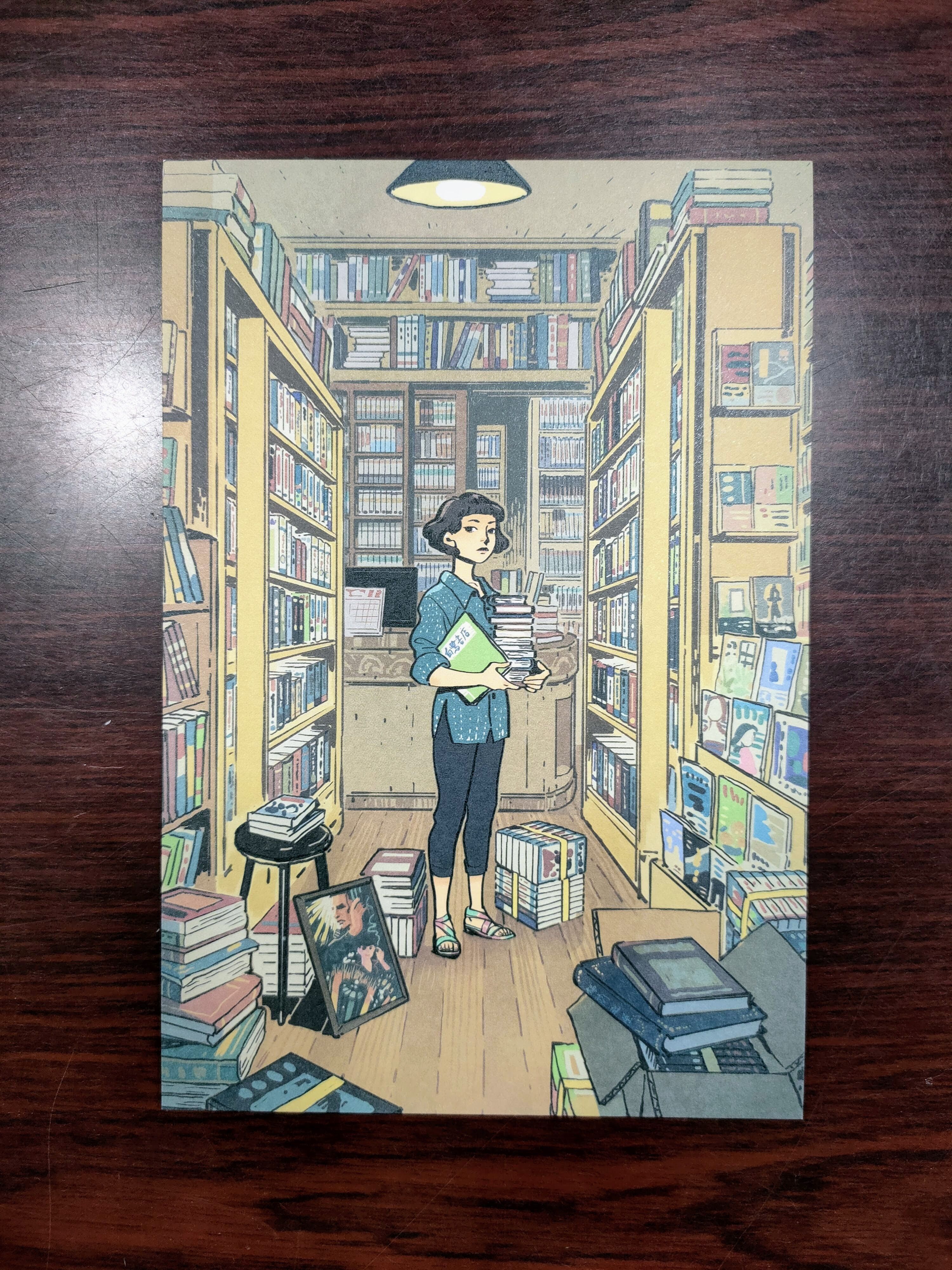 明信片-櫃檯篇—白鷺書店的茱麗葉1