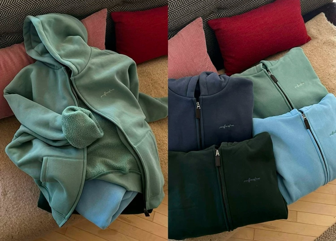 New✨ 莫蘭迪色系加絨外套 4色