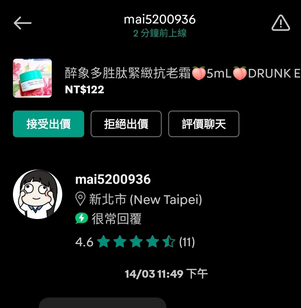 mai5200936 旋轉拍賣專屬賣場🍑醉象 多肽乳霜